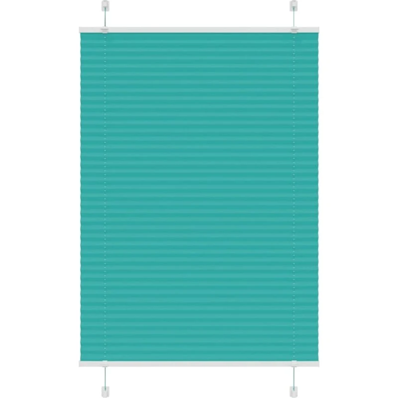 vidaXL Plisségardin Benzin Grøn 95x150 cm