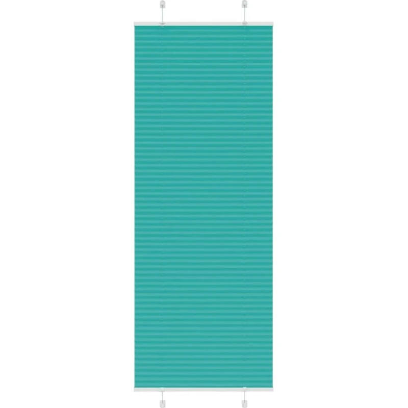 vidaXL Plisségardin Benzin Grøn 70x200 cm