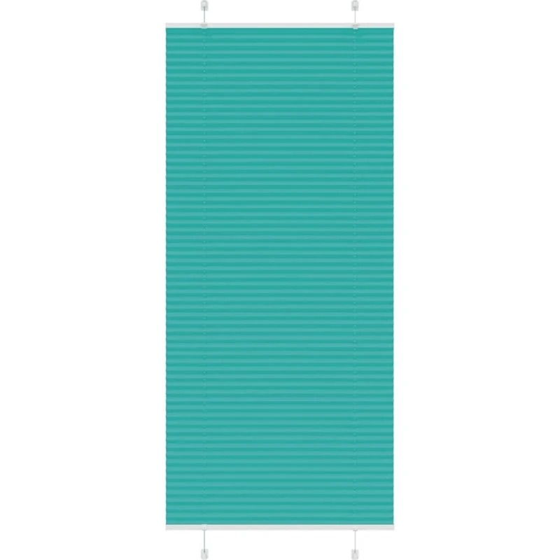 vidaXL Plisségardin Benzin Grøn 85x200 cm