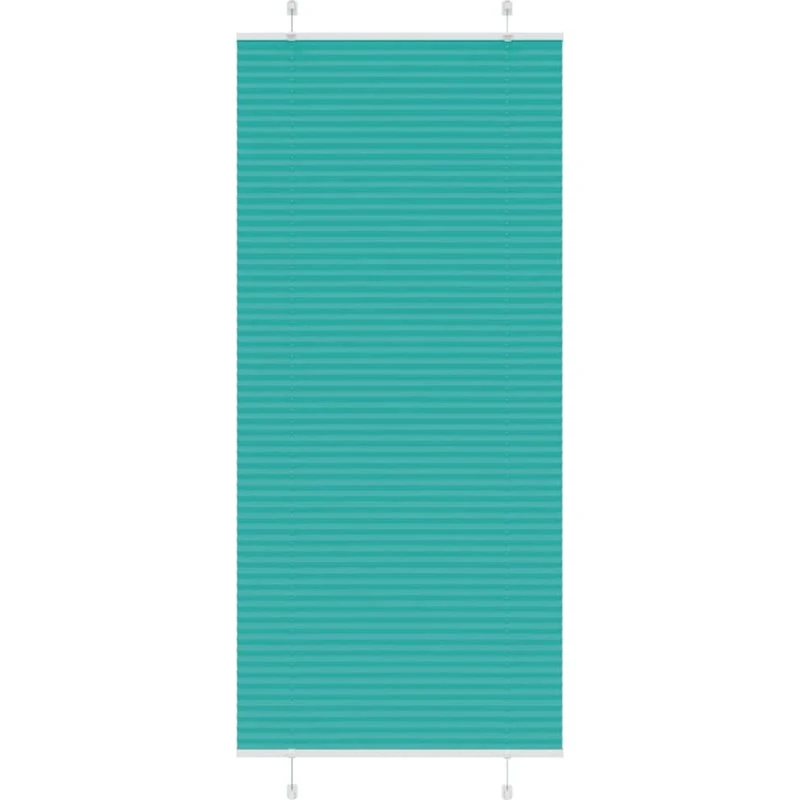 vidaXL Plisségardin Benzin Grøn 90x200 cm