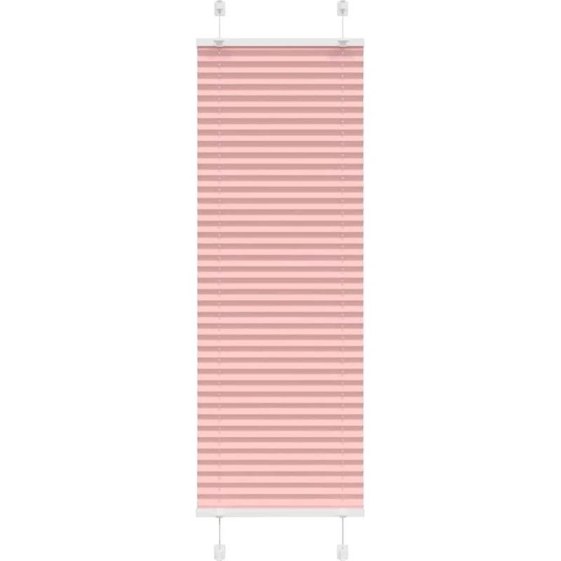 vidaXL Plisségardin Lyserød 40x100 cm