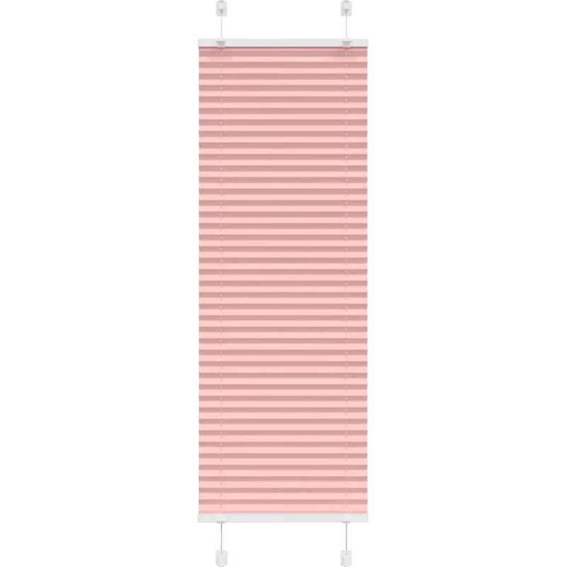 vidaXL Plisségardin Lyserød 50x100 cm