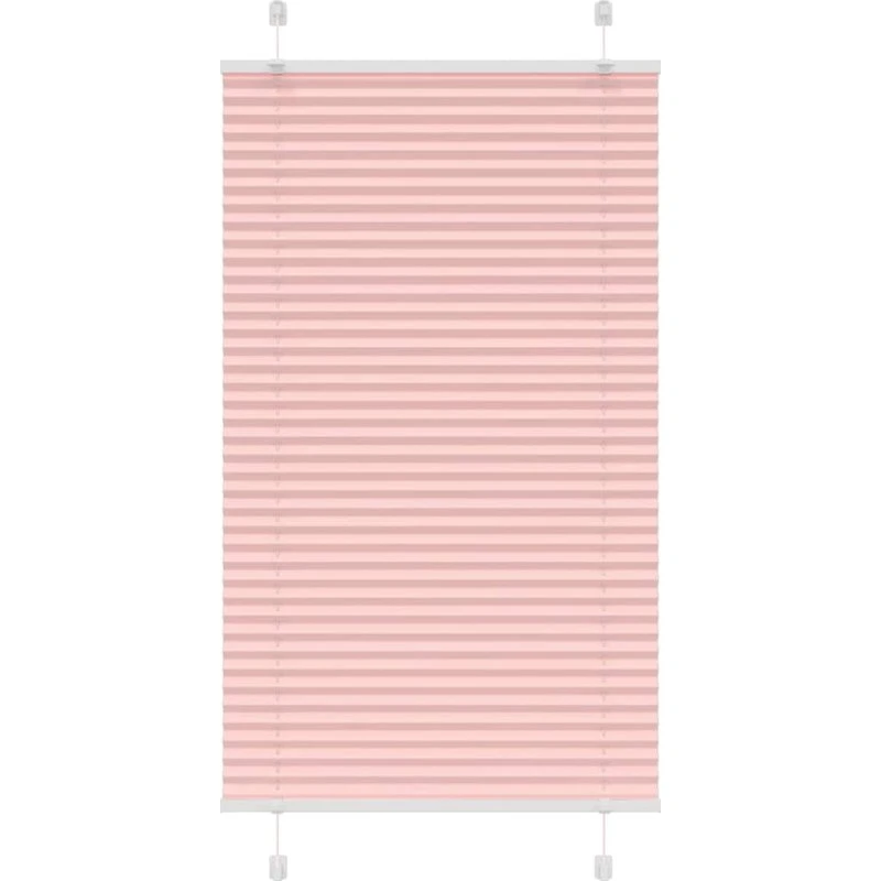 vidaXL Plisségardin Lyserød 75x150 cm