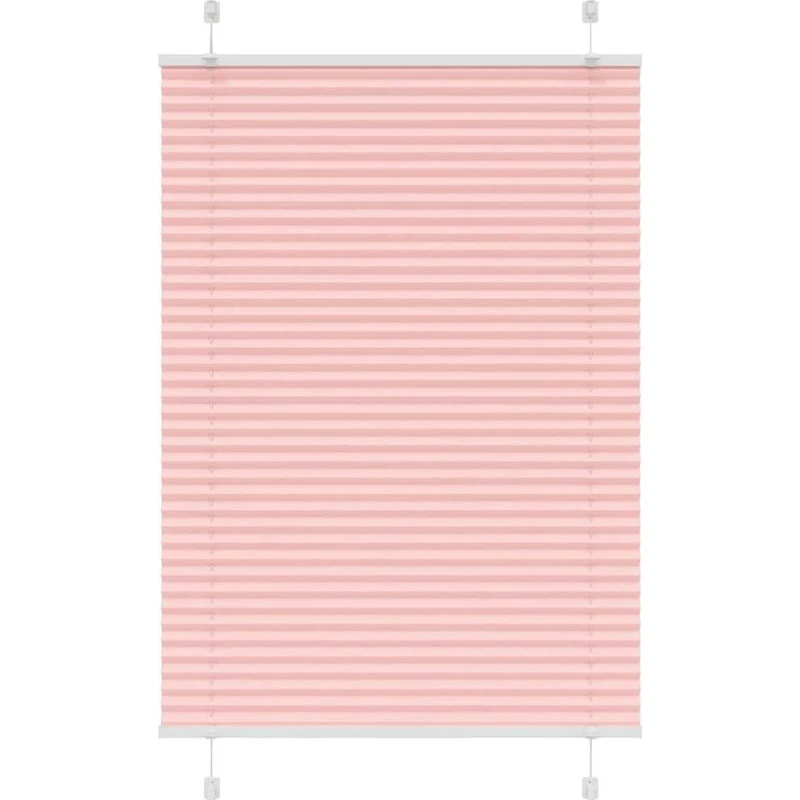 vidaXL Plisségardin Lyserød 95x150 cm 94,4 cm Stofbredde