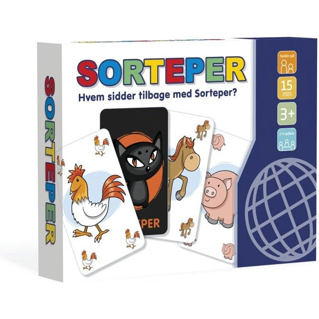 Sorteper kortspil - fra 3 år