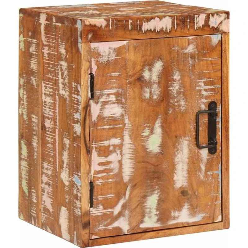 vidaXL Sengebord Brun 35 x 33 x 48 cm Genbrugstræ