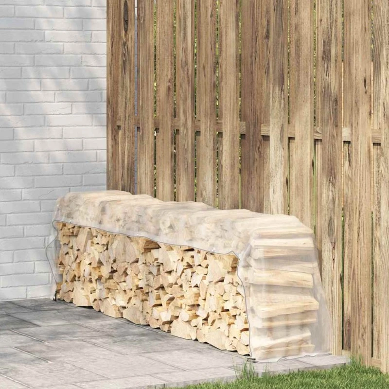vidaXL klar presenning 1x4 m med øjer, polyethylen