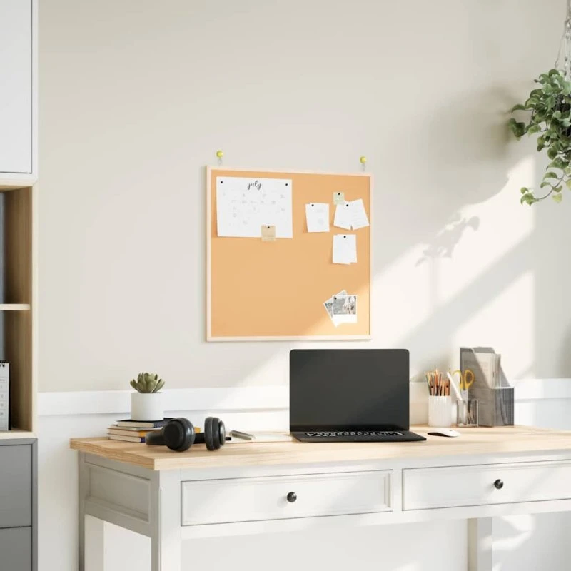 vidaXL Korktavle 60x55 cm i Fyrretræ med Selvreparerende Overflade