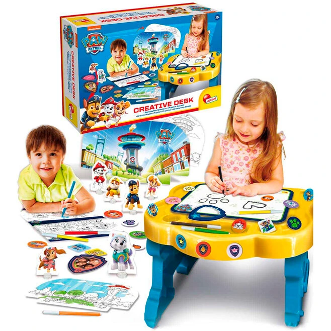 PAW PATROL Kreativbord med bog, tusser og stickers