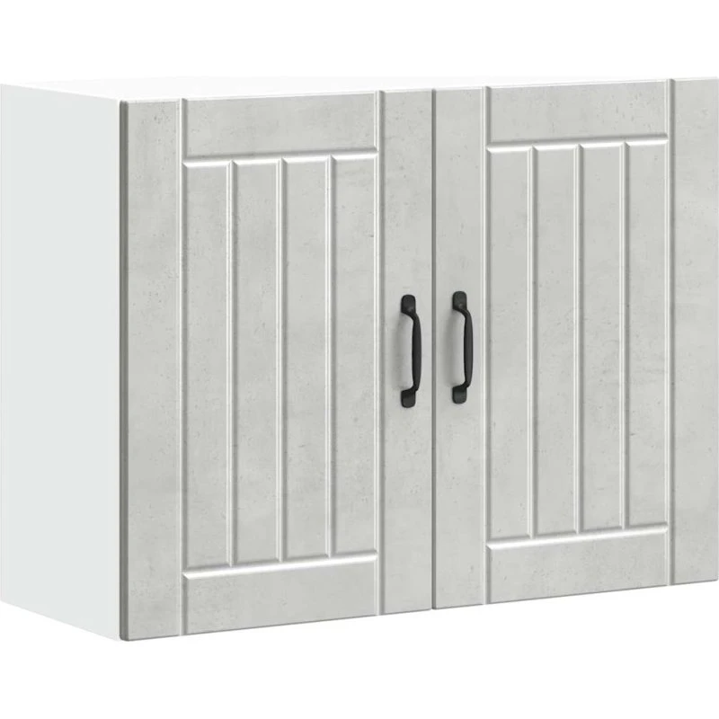 vidaXL Køkkenvægskab Lucca Beton Grå Konstrueret Træ