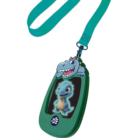 Glow Pad tegnetavle (mobilstørrelse) – Dino inkl. tuscher & nakkesnor