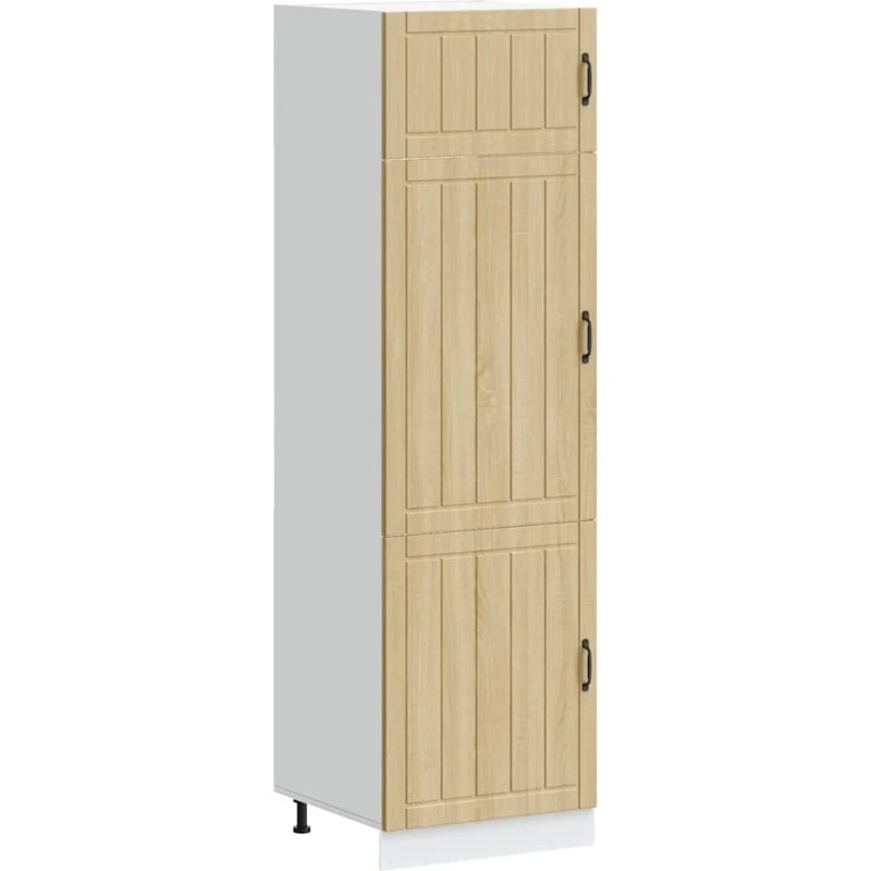 vidaXL Køkkenskab Lucca Konstrueret Træ Sonoma-Eg 207 cm