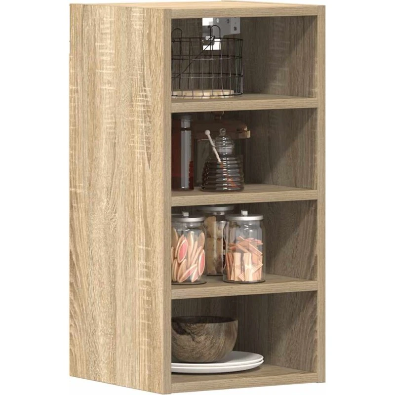 vidaXL Hængeskab Riga Sonoma Eg 30x29,5x60 cm konstrueret træ