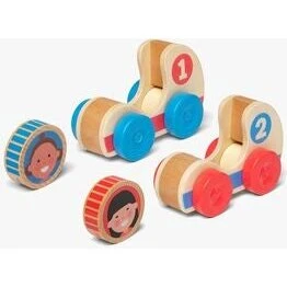 Melissa & Doug GO Tots Racerbiler, 2 stk
