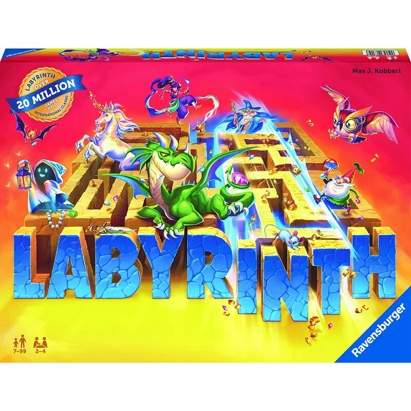 Ravensburger Labyrint Brætspil (7+, 1-4 spillere)