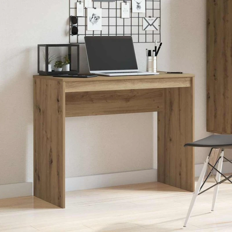vidaXL Skrivebord 90x40x72 cm hvidt konstrueret træ