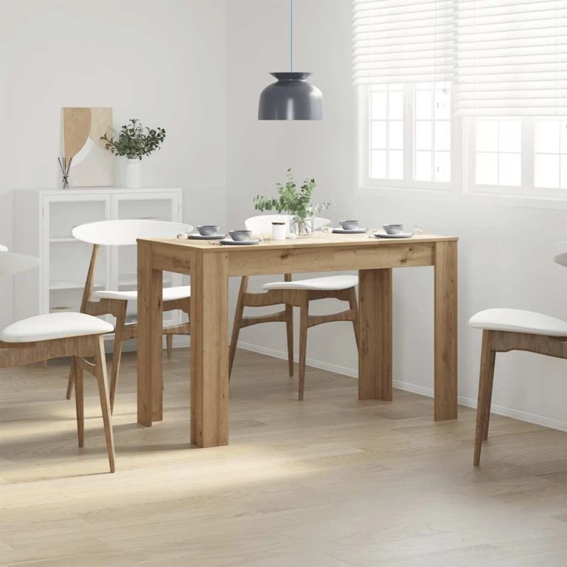 vidaXL Spisebord Artisan 120x60x76 cm konstrueret træ