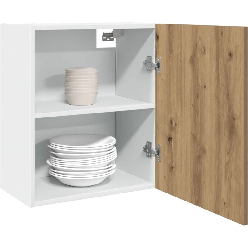 vidaXL Hængeskabe Lyon 2 stk. Eg 50x31x60 cm Konstrueret Træ