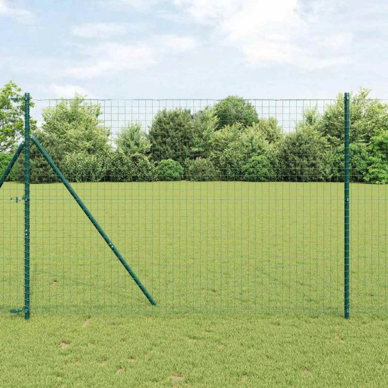vidaXL Hegnspæl 52 stk Grøn 3,2 x 3,2 x 210 cm