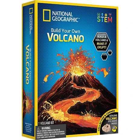 National Geographic Vulkan-sæt med maling og pensel