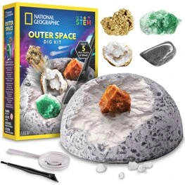 Udgravningssæt Ædelsten, 25,4×6×18,4 cm (8–11 år)