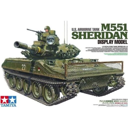 M551 Sheridan 1:16 Display Kit – Plastbyggesæt
