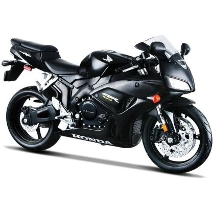 Scale 1:12 metalmotorcykel assort., ca. 20 cm (dispenser)