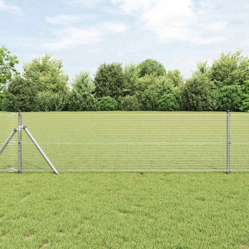 vidaXL Hegnspæl Sølv 0,5 x 100 m