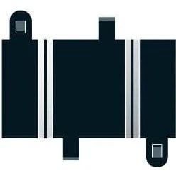 Scalextric C8200 Quarter Straight 87mm (2 stk)