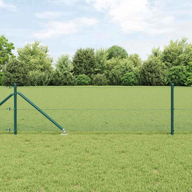 vidaXL Hegnspæl Grøn 0,6 x 10 m