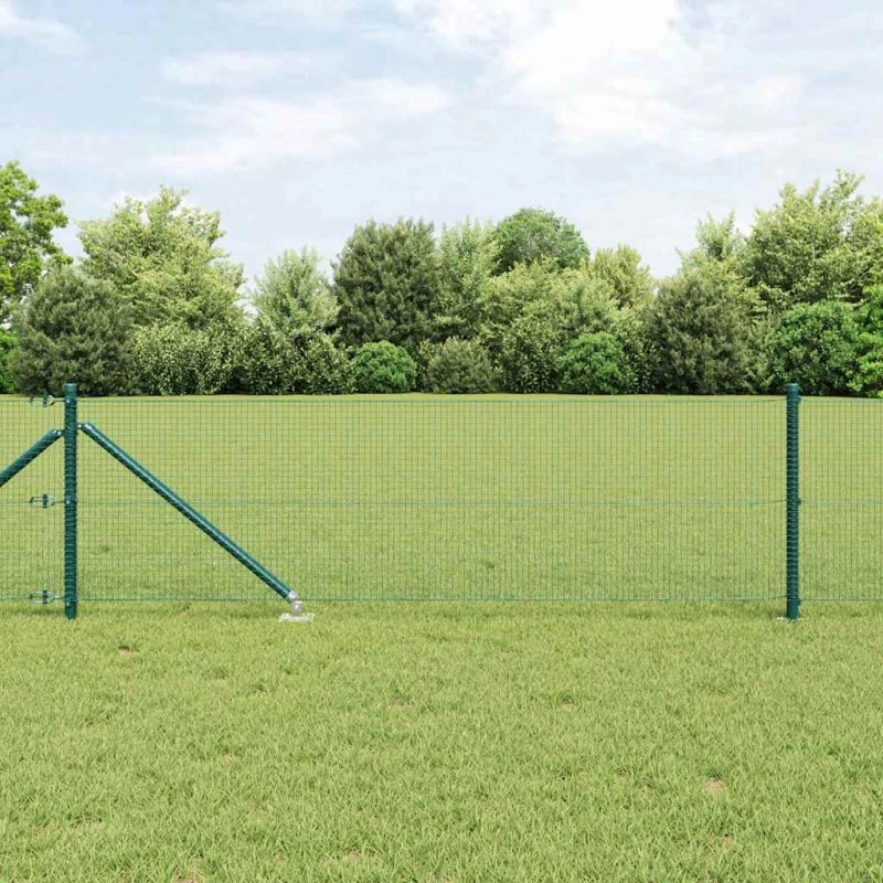 vidaXL Hegnspæl Grøn 0,6 x 10 m