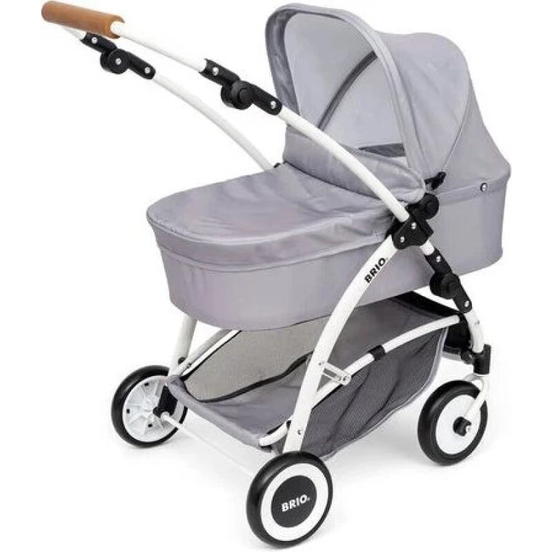 BRIO Spin dukkevogn, grå (fra 3 år)