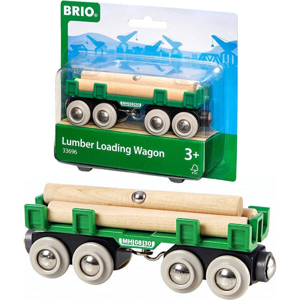 BRIO 33696 Togvogn med tømmer
