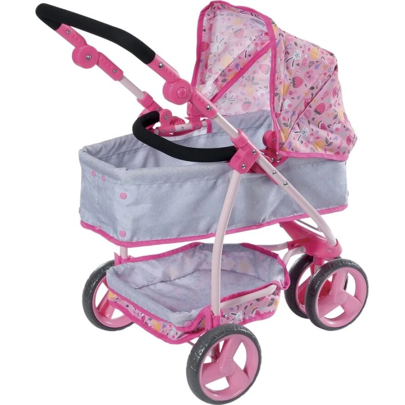BABY born Deluxe dukkevogn - konvertibel til dukker 43 cm