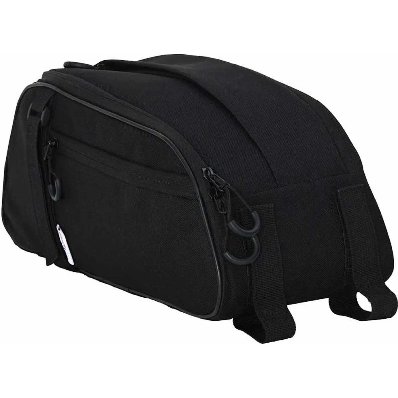 vidaXL Cykeltaske Sort 38 x 16 x 16 cm