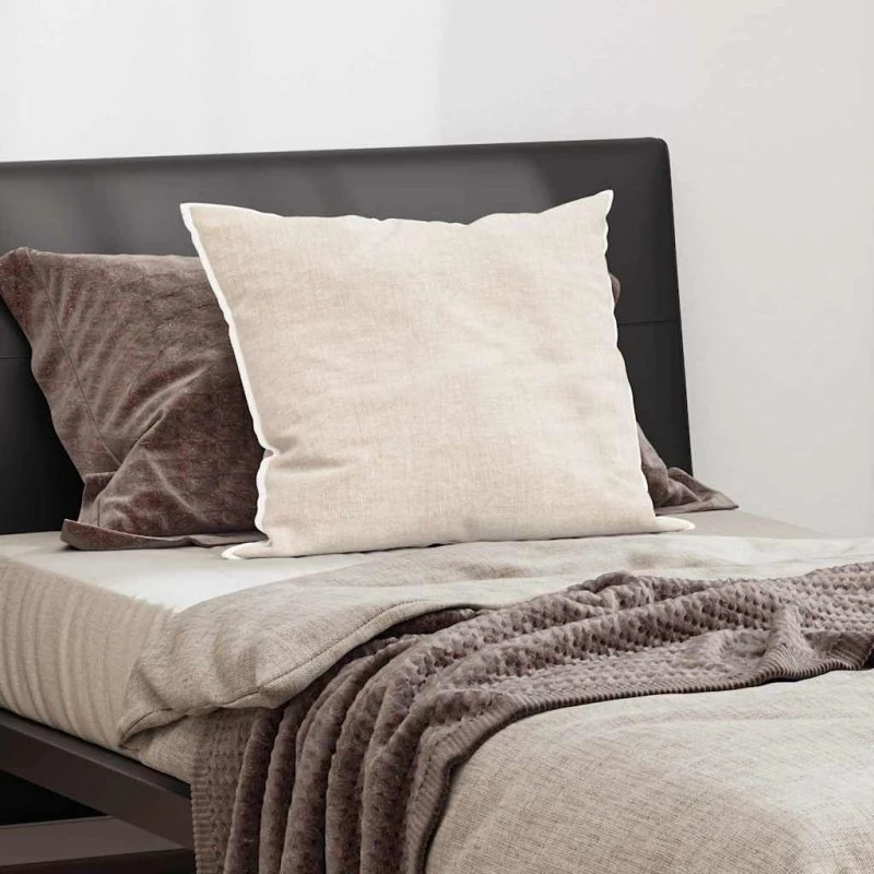 vidaXL Hovedpude 50 x 70 cm Hvid 100% Bomuld