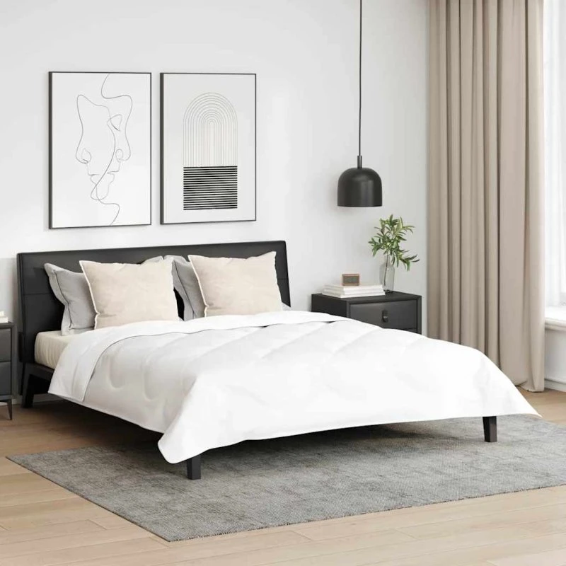 vidaXL Hovedpude 2 pcs Hvid 60 x 80 cm 100% Bomuld