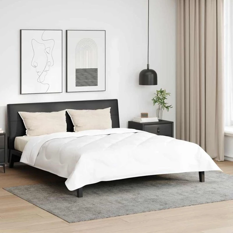 vidaXL Hovedpude 2 stk Hvid 81 x 42 x 20 cm Polyester