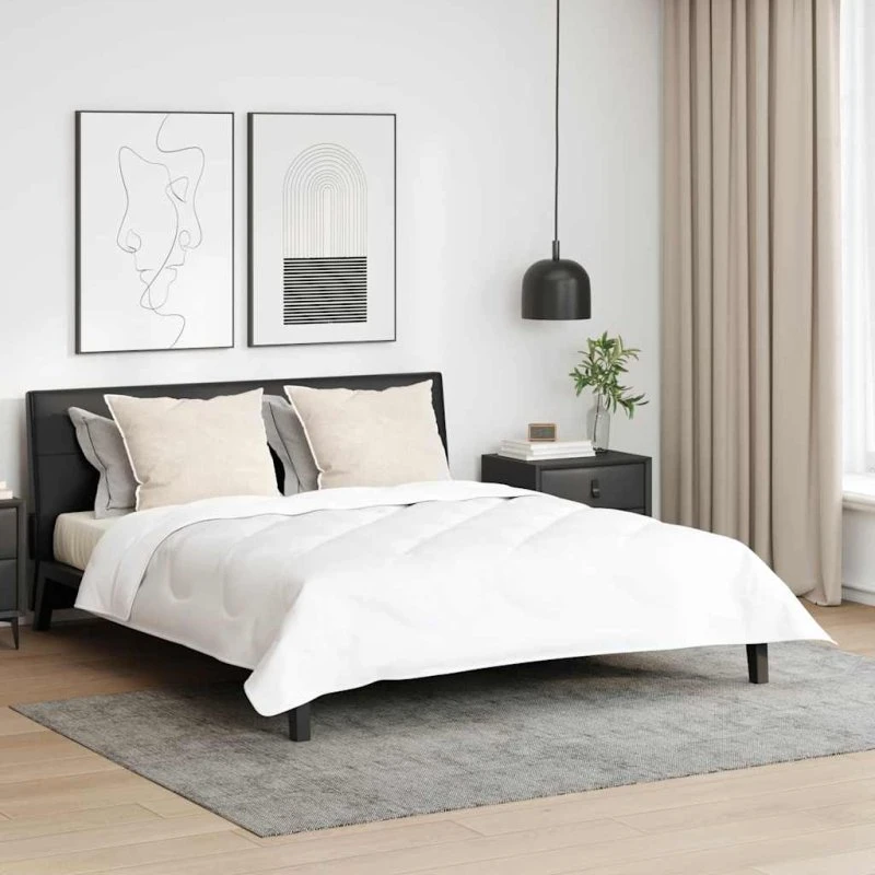 vidaXL Hovedpude 2 stk Hvid 79 x 60 x 20 cm Polyester