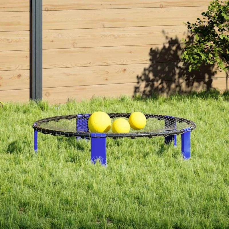 vidaXL Roundnet med 3 bolde + pumpe, 90x20 cm