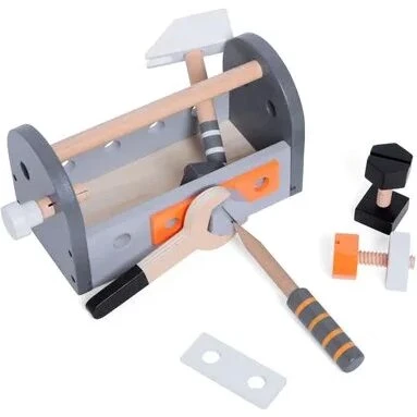 Magni Værktøjskasse i 100% FSC træ, grå (12 x 20,5 cm)