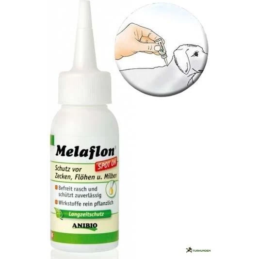 Anibio Melaflon Spot-On 50 ml – Dråber mod lopper & flåter