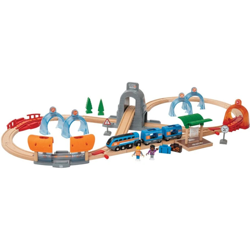 BRIO 33972 Smart Tech Sound Action Tunnel rejsesæt – 37 dele