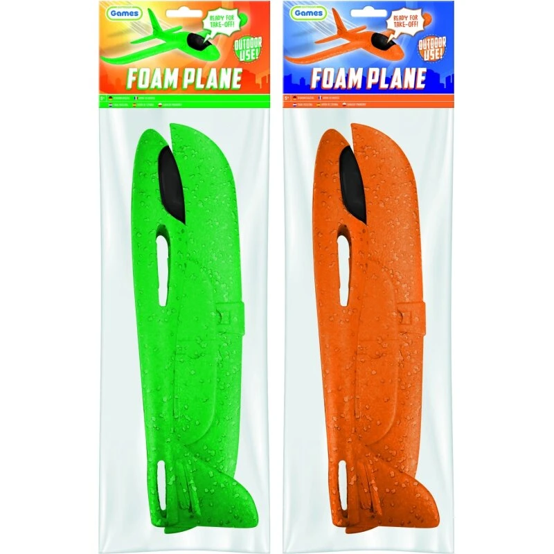 Skumflyver 47 cm, grøn eller orange