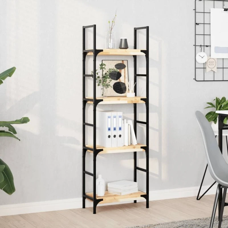 vidaXL 3 stk Væghylder 60x20x4 cm ubehandlet akacietræ