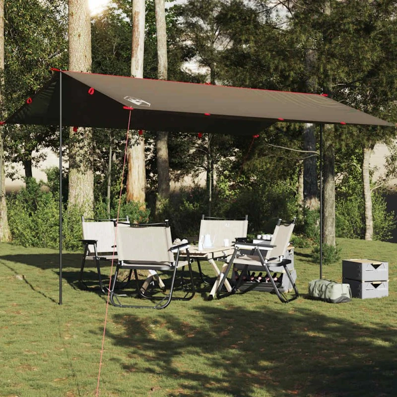 vidaXL Tarp 506x306 cm vandtæt brun