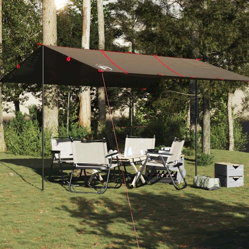 vidaXL Tarp 451x420 cm brun vandtæt