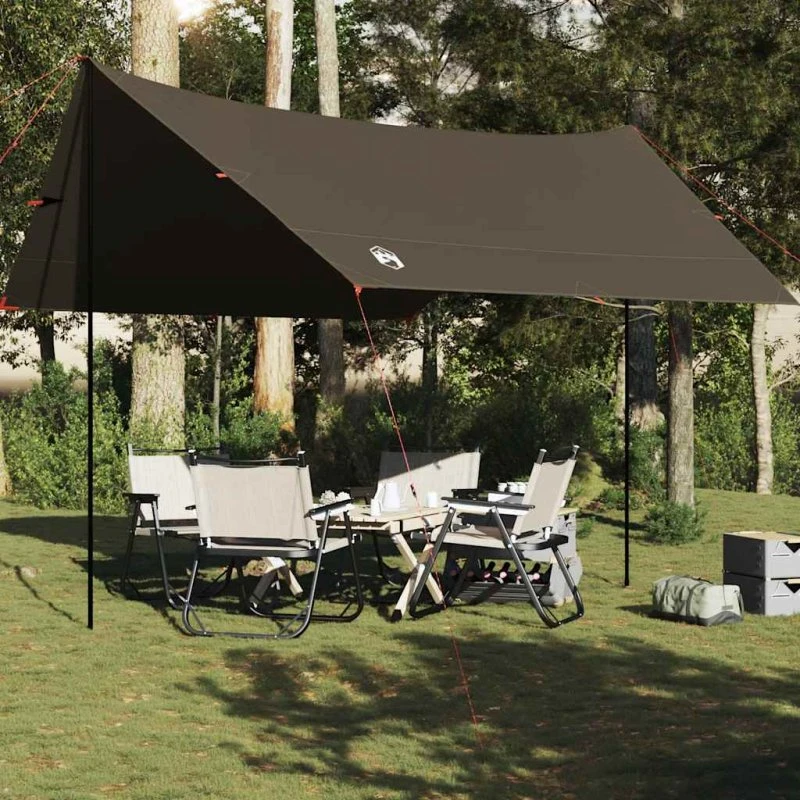 vidaXL Tarp 462x306x211 cm vandtæt brun