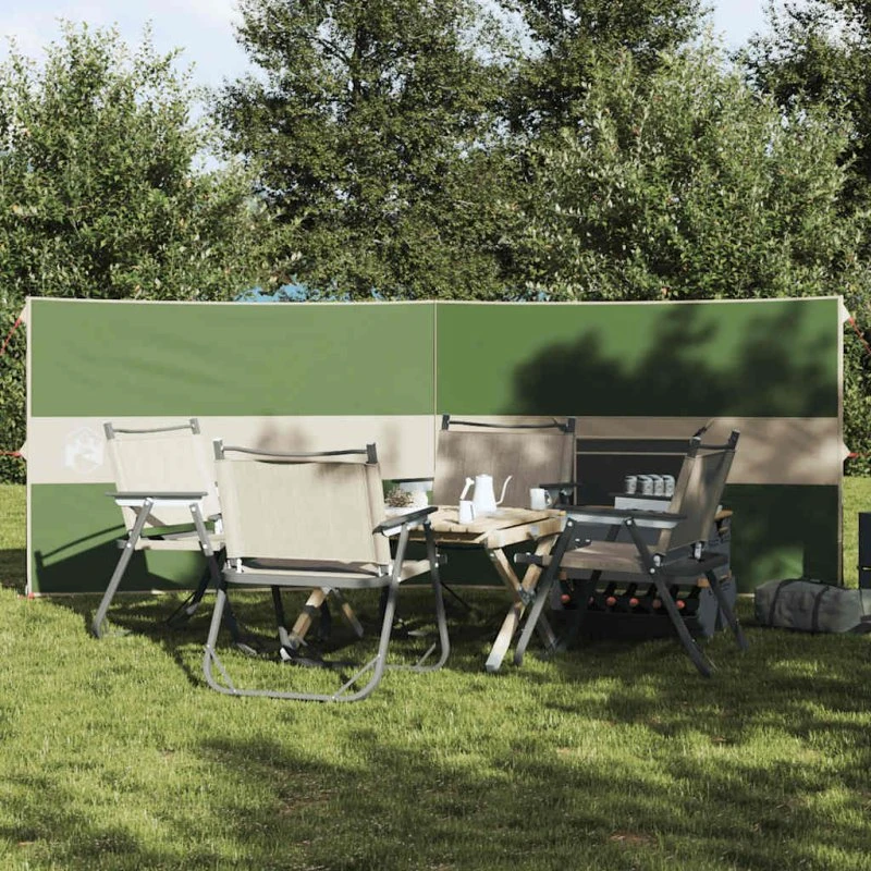 vidaXL Læsejl 344x120 cm vandtæt grøn