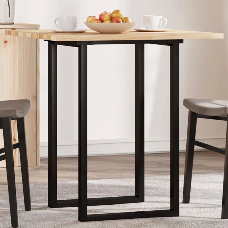vidaXL 70x70x2 cm firkantet massiv akacietræ bordplade